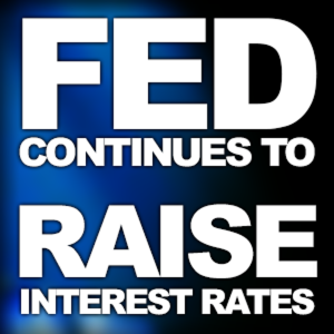 Fed continue to raise interest rates graphic